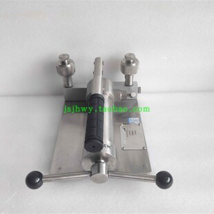 便携液压泵压力源台式手动加压泵压力表校验台检测仪测试打压泵