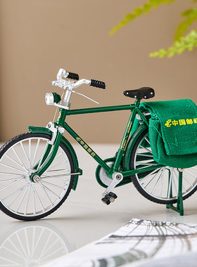 二八大杠自行车道具n摆件家居客厅电视柜酒柜布置复古怀旧桌面装