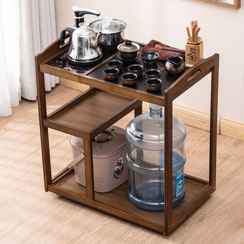 烧水架子茶水桌边柜小型茶柜家用小茶台茶水架饮水桶放置架储物柜
