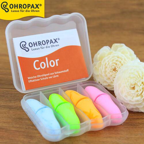 正品德国Ohropax color专业隔音耳塞防噪音睡眠soft宿舍降噪呼噜