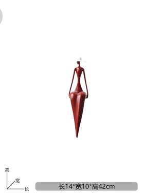 抽象艺术人物坐姿摆件售r楼处玄关客厅电视柜意式极简雕塑软装饰