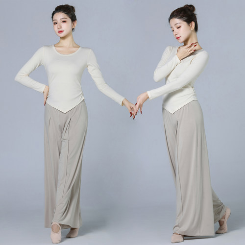 秋冬季舞蹈练功服套装