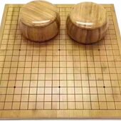 培训黑白木质双面路围棋五子棋套餐棋楠竹棋盘中国象棋19二合一子