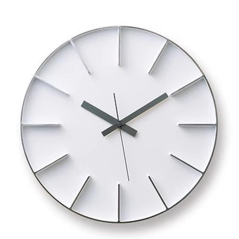 爆款水泥沙石立体简约现代挂钟C时尚大气创意客厅轻奢装饰表