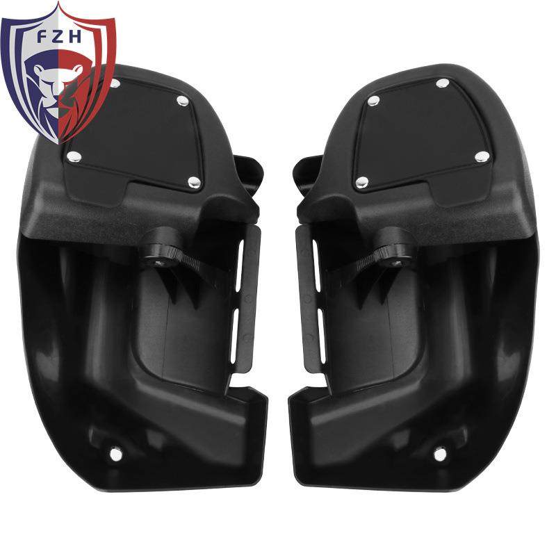 哈雷路王 街道 公路滑翔保护杠护腿护罩工具箱储物箱前保险架无锁