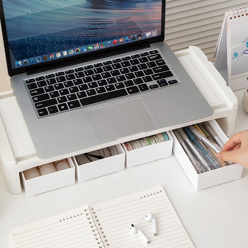 电脑增高架笔记本台式显示器架子桌面收纳置物架办公室书桌收纳架