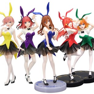 正版五等分的花嫁兔女郎手办中野一花二乃三玖四叶五月摆件景品