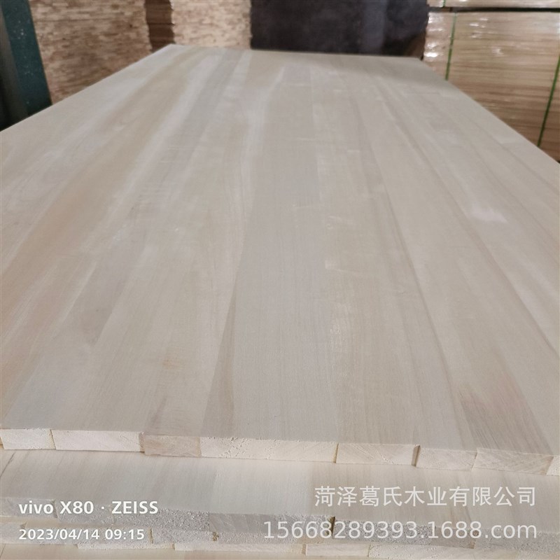 杨木直拼板杨木家具橱柜厂家装修板实木家具板材多种规格可定