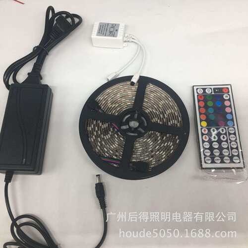 led灯带5050RGB套装12V60灯流水灯条幻彩广告电视背光灯可调光