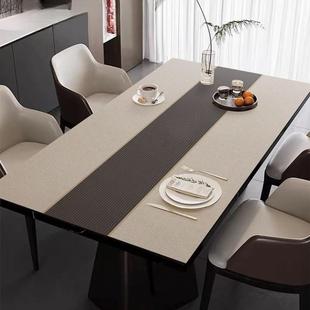 防水防油耐高温桌布皮革免洗茶几餐桌垫易打理耐脏台布书桌莲链冯