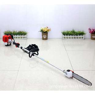 1.5米34F动力 高枝锯割草机高空树枝修剪机伸缩园林工具