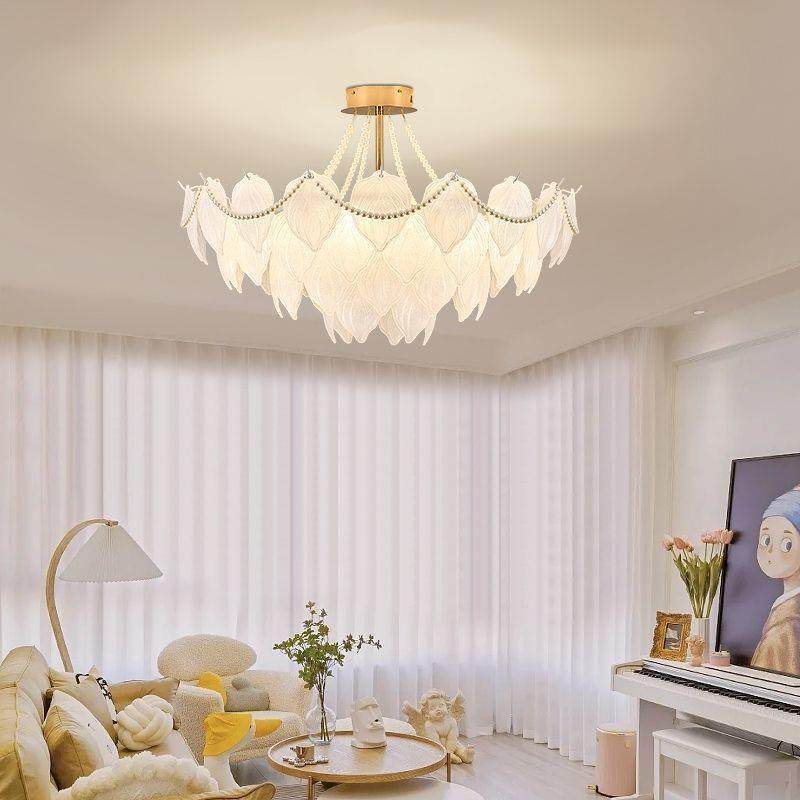 客厅主灯轻奢法式吊灯中山灯具现代简约大气珍珠贝壳卧室餐厅,农机/农具/农膜,其它农用工具,淘宝优惠券,粉丝福利购,淘宝优惠卷