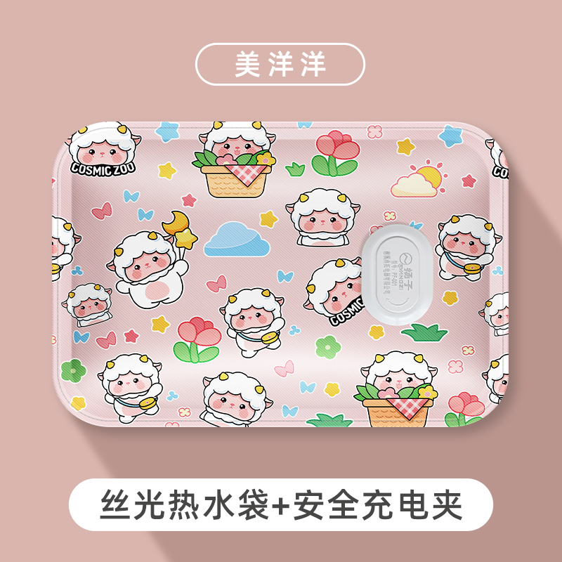 扬子电热水袋暖水袋暖手宝注水充电式暖宝宝防爆敷肚子2025新款