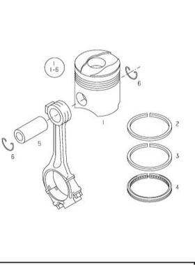 51.02511–7222 12 固定发动机活D2842LE203德国曼