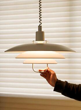 北欧丹麦Primus设计师升降ph5飞碟餐厅吊灯简约吧台中古拉伸灯具