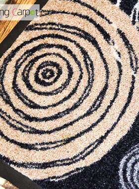 科洋螺旋尼龙印花橡胶地毯 卧室客厅入户除尘防滑地垫Door Mat
