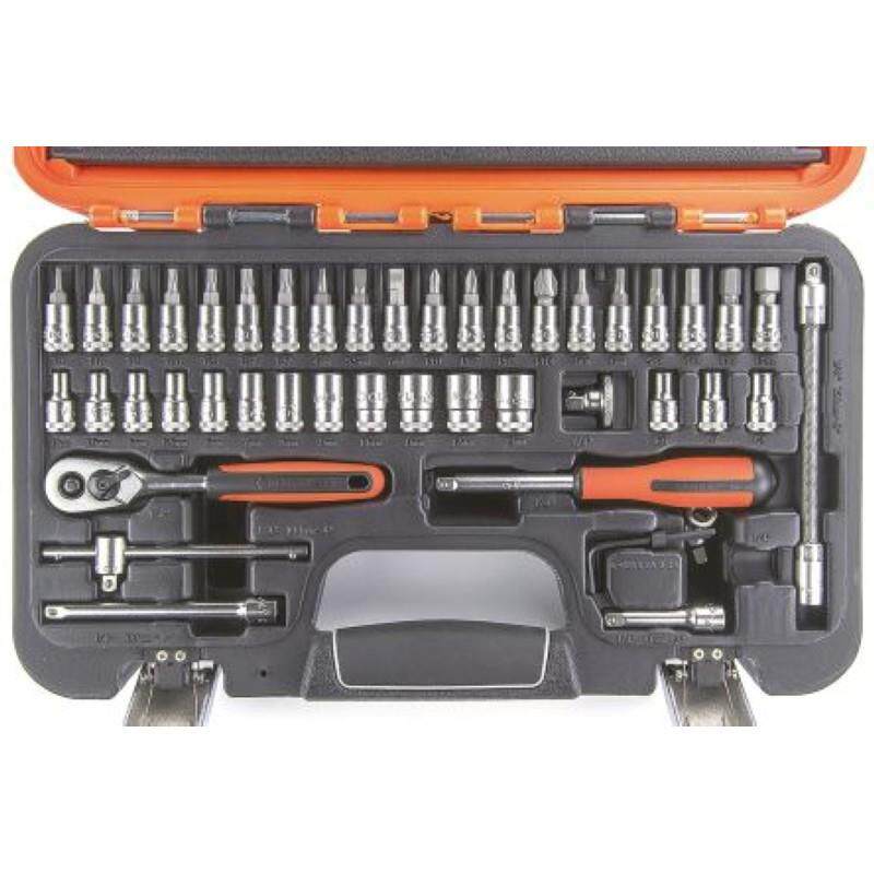 百固Bahco S-460 套筒组合工具驱动器大小14 in,46件装