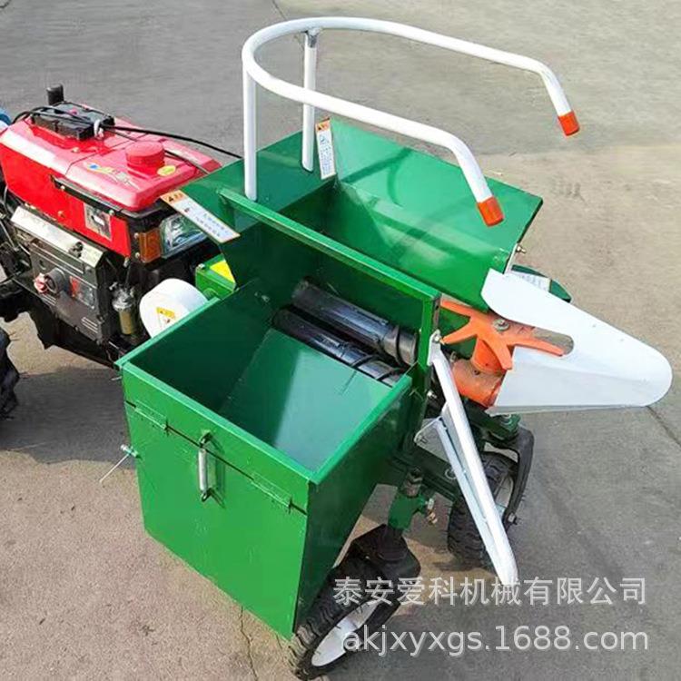家用195型柴油机直连玉米收获机扒皮摘穗机秸秆粉碎还田机收苞米