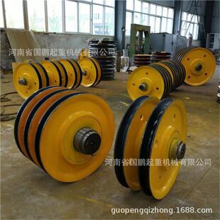16吨起重机铸钢轧制滑轮组抓钩滑车卷扬机吊钩行车港机用加筋滑轮