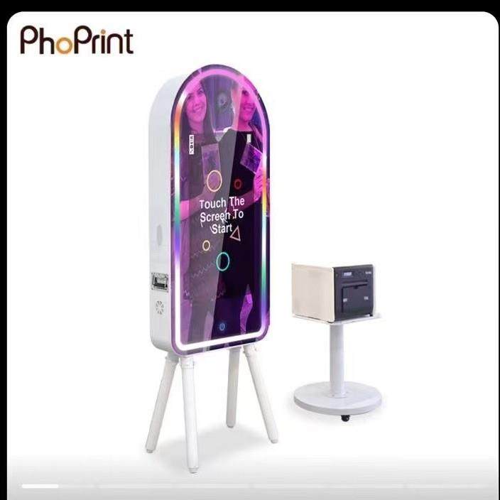 国外专用镜子照相亭镜面广告机多功能拍照神器电脑配置拍照机