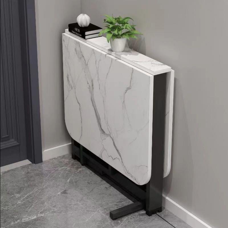 餐桌家用可折叠小户型超薄简易吃饭桌子多功能厨房长方形移动餐桌