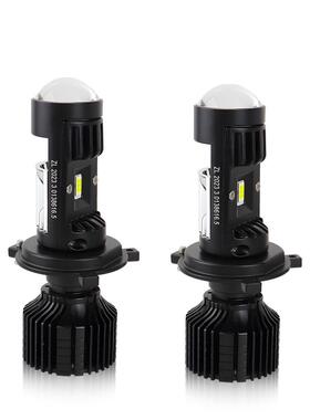 跨境新品Y10S h7h4改装透镜汽车LED大灯远近光前照灯超亮头灯