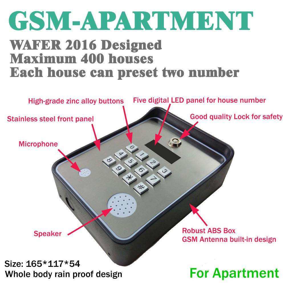 威佛 GSM 门禁对讲控制器，语音对讲，远程按键开门（外销版）
