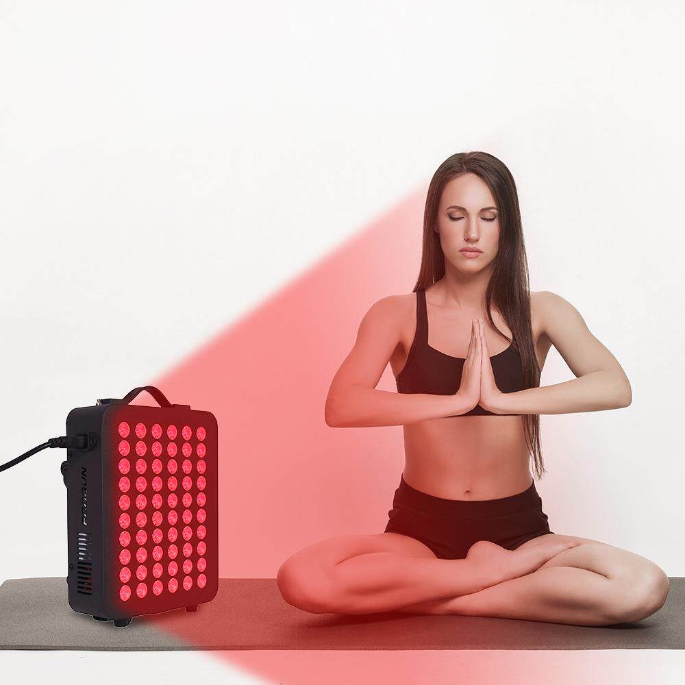 LED灯 跨境灯具 便携式家用led调节灯 60灯660+850nm红外灯光疗板