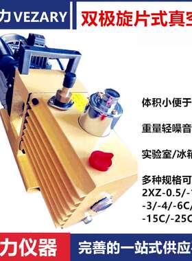 2XZ双极旋片式真空泵双极真空泵2XZ-0.52XZ-12XZ-22XZ-4