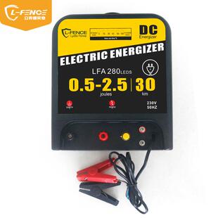 牧场电子围栏主机DC 30km1.5J直流LED灯电围栏系统 电子围栏主机