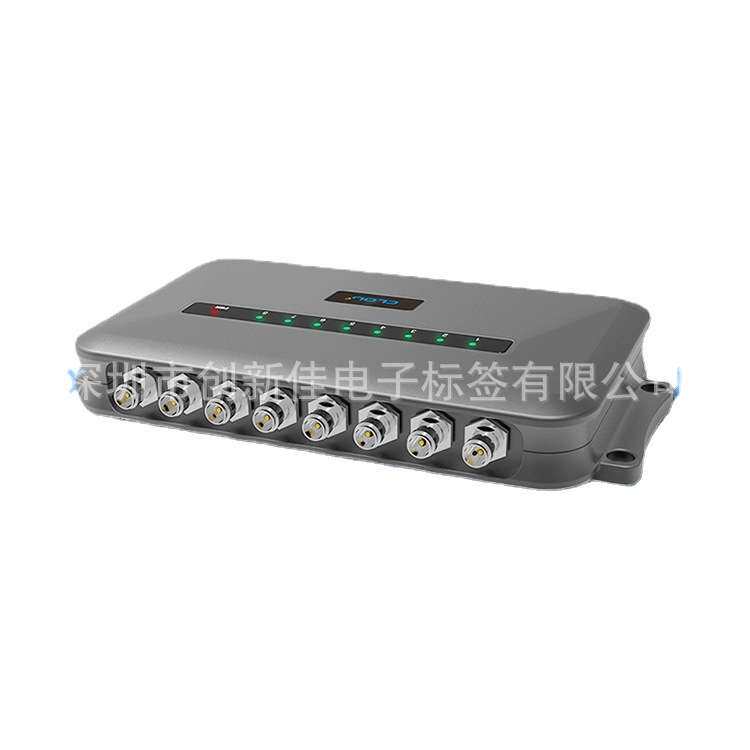 RFID远距离8通道智能读卡器 超高频R2000读写器 6C物流仓储管理