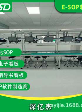 深亿杰 esop作业指导书管理信息平台 一键发放作业图纸 计划看板