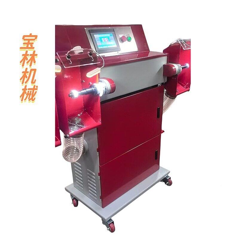 零皮具机械厂生产销售售皮革0009B箱包双打磨头抛光一体机直家营
