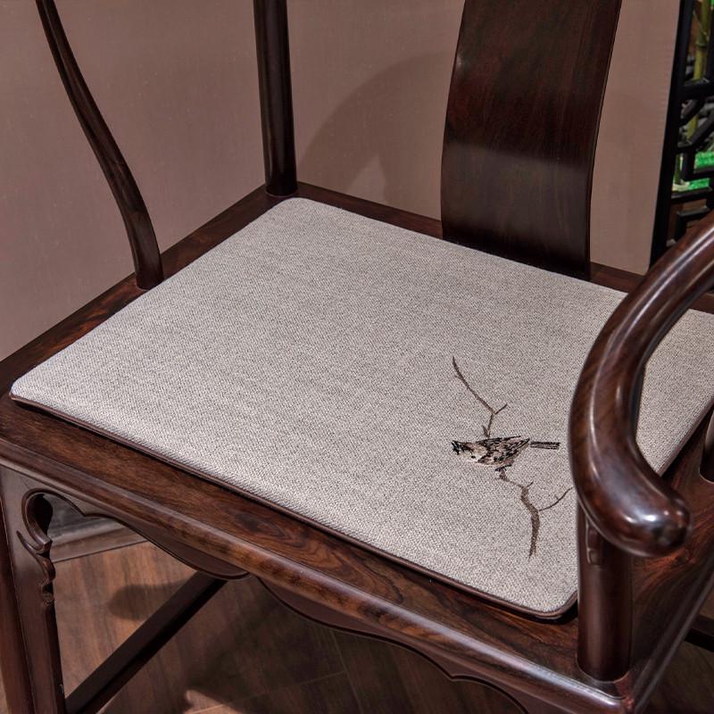 沙发椅垫定做红木椅子中式家具实木古典垫子坐垫椅座W垫餐椅茶圈