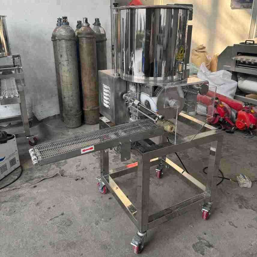 宠物食品成型机器 蔬菜饼商用定型机 土豆饼成型生产整套设备