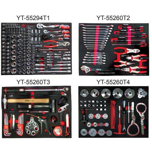易尔拓工具零件推车间抽屉式多功能移动工具箱汽修工具YT-55260