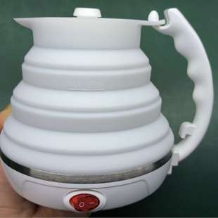 2024跨境超薄折叠旅行电热水壶foldable travel electric kettle