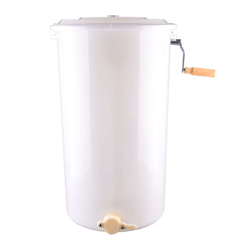 2框塑料摇蜜机 新型出口摇蜜机 手动出口型塑料桶摇蜜机 益蜂蜂具