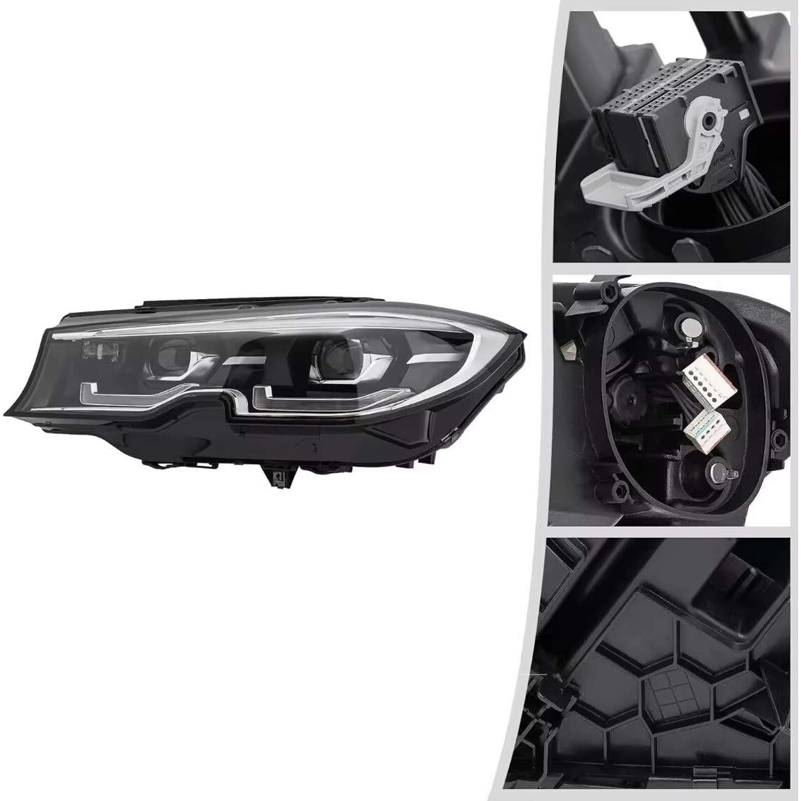 适用BMW 5系 G20/G28 LED大灯总成 63118496161L 6311849616R