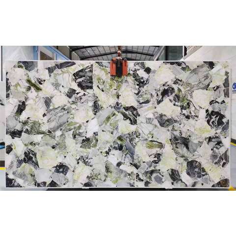 冷翡翠Ice Jade marble大理石大板白色系石材工装家装地砖墙砖