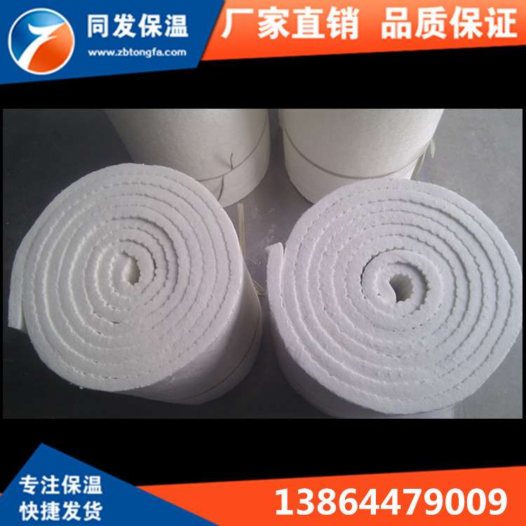 电厂管道保温用硅酸铝纤维普毯 耐火纤维毯