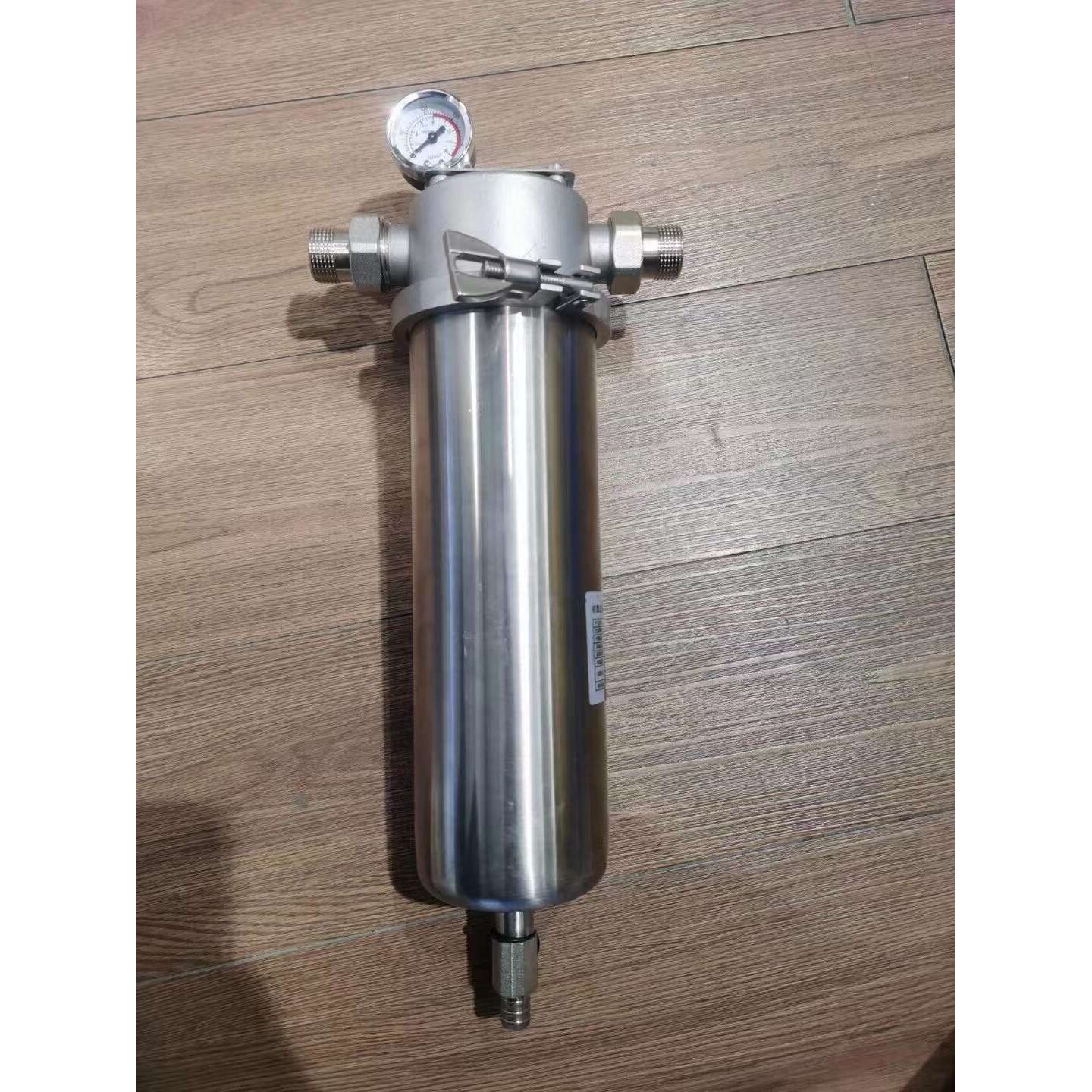 304不锈钢前置过滤器10寸大胖20寸拉杆快卡高压滤筒20寸工业精密