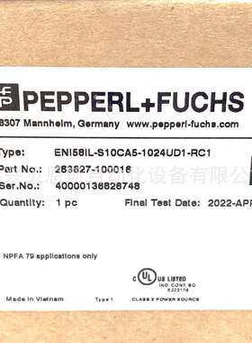 ENI58IL-S10CA5-1024UD1-RC1 RVI58N-011K1R61N-01024 P+F编码器