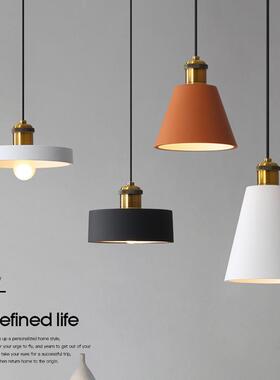 现代简约吧台餐厅吊灯北欧创意工业餐桌饭厅灯卧室床头灯led灯具