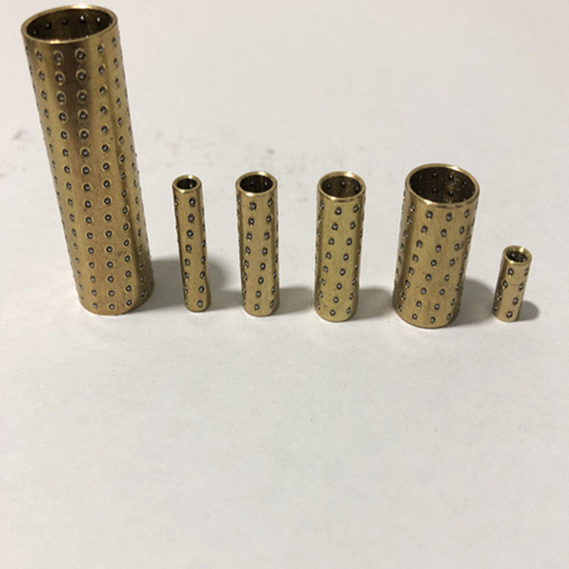0.6mm珠子BYS微型精密铜滚珠套FZ钢球保持架衬套导柱导套