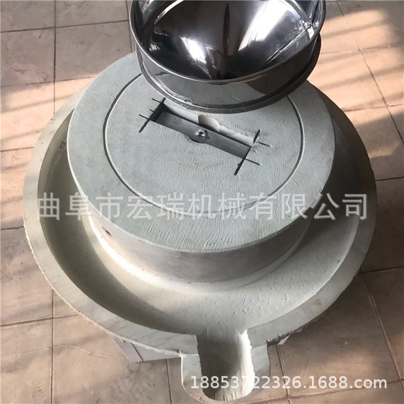 芝麻酱石磨机 花生酱石磨机 手工电动石磨机西餐店设备