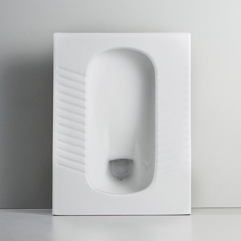 陶瓷蹲便器家用带存水弯蹲坑便池蹲厕大便池带水箱套装工程新款