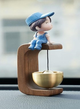 多巴胺纯铜门铃 店铺车载解压小铃铛  中控台桌面创意装饰品摆件