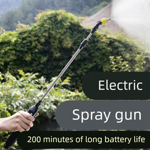 充电式电动喷壶家用洗车抽水园艺浇花洒水枪消毒打药喷雾器带水桶