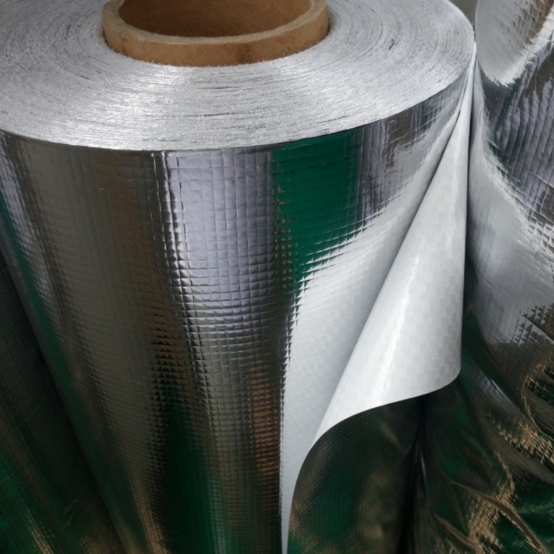 120g大型设备复合铝箔膜13丝机械防潮铝塑 镀铝膜+ PE+编织布+PE
